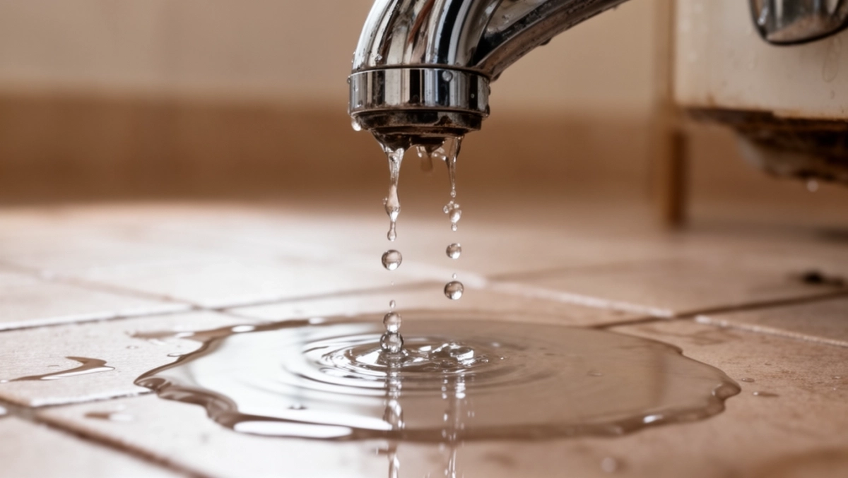 Bateria zlewozmywakowa cieknie od spodu