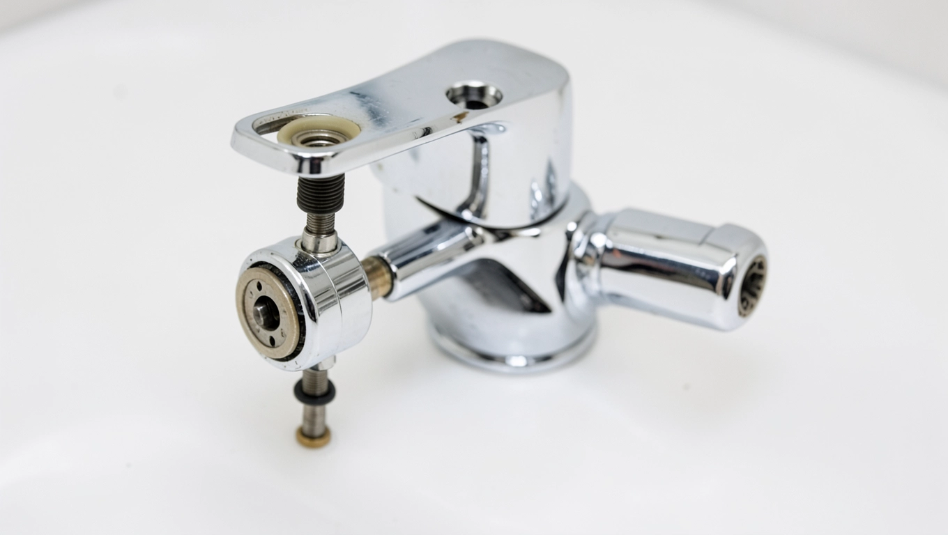 budowa baterii umywalkowej z mieszaczem