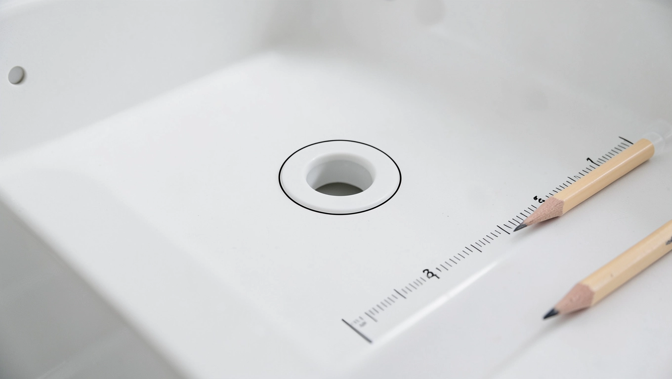 jaki otwór pod baterię umywalkową