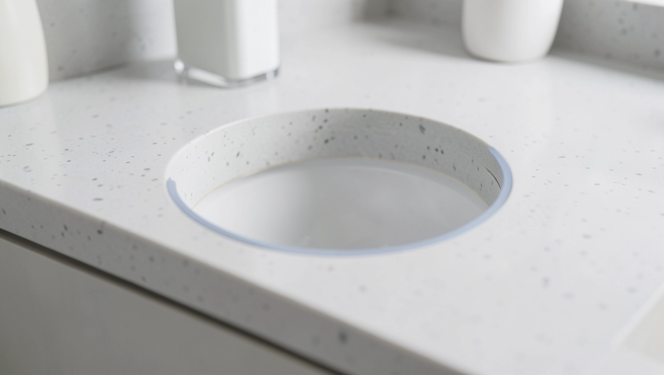 montaż umywalki podblatowej