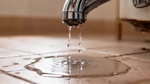 Bateria zlewozmywakowa cieknie od spodu