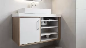 jak skręcić szafkę pod umywalkę