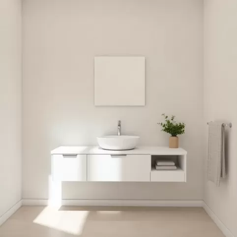 Jaka szafka pod umywalkę do małej łazienki