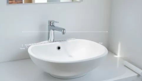 Jaka wysokość baterii do umywalki