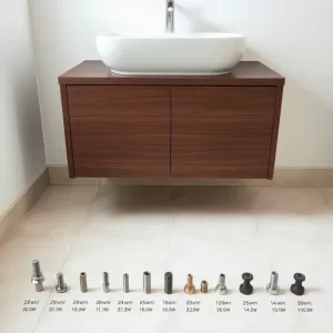 Na jakie kołki powiesić szafkę z umywalką