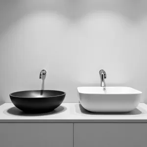 Nowoczesne umywalki nablatowe