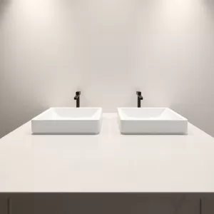 Nowoczesne umywalki wpuszczane w blat