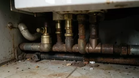 Wysokość zaworów pod zlewozmywak