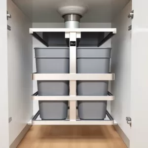 Wysuwane kosze na śmieci pod zlewozmywak Blum