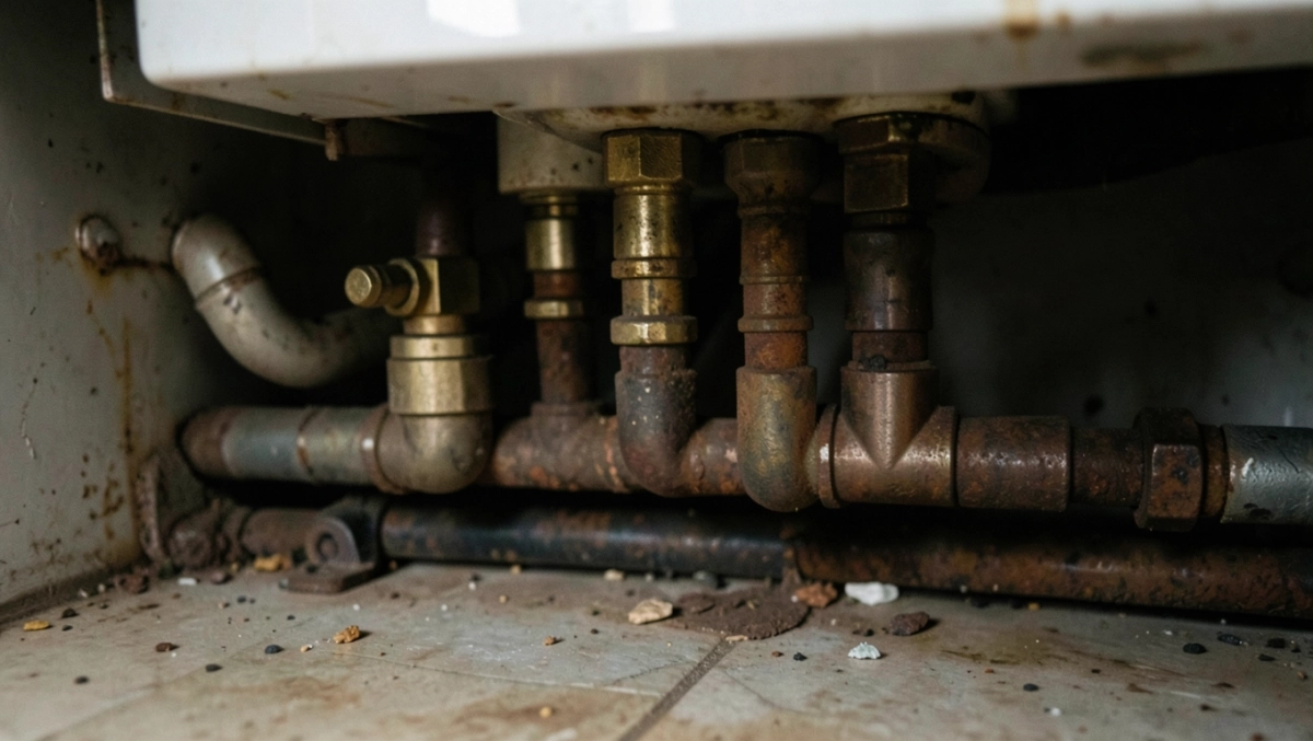 Wysokość zaworów pod zlewozmywak